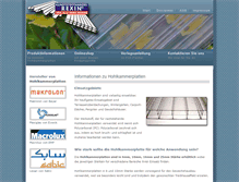Tablet Screenshot of hohlkammerplatten.net